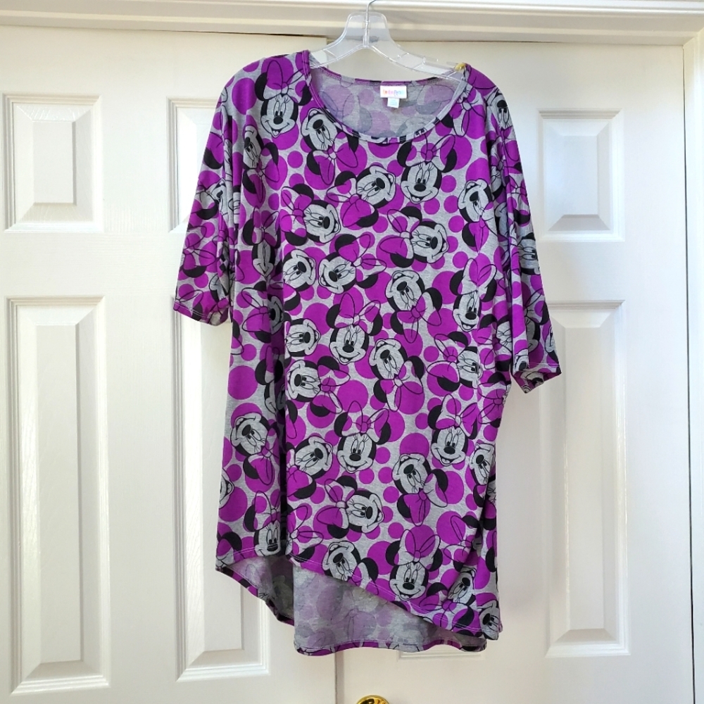 Lularoe Minnie Mouse Irma Top 2XL